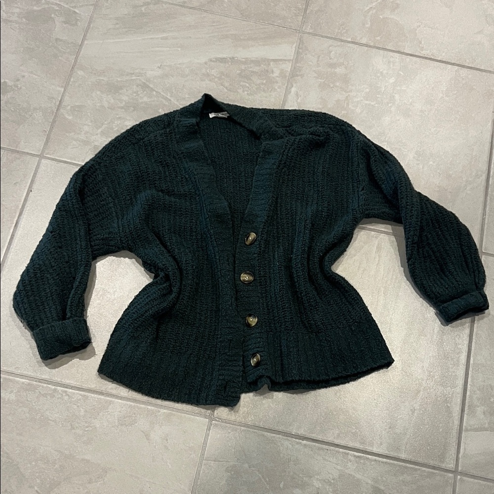 American Eagle Outfitters Forest Green Cardigan
